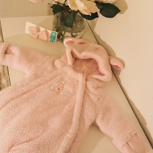 FREE HEADBAND 💞 With Bunny Snowsuit for Toddler - Picture 5 of 7